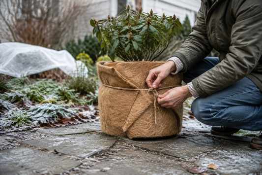 Slik beskytter du planter og krukker mot frost